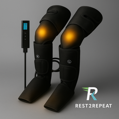 Masseur de jambes & bras par compression d'air chaud et froid.